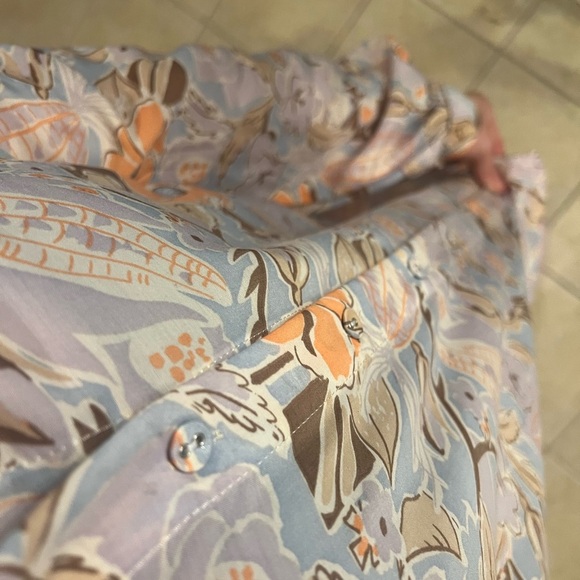 Kittenish L/S Button Down Blouse - Picture 9 of 13